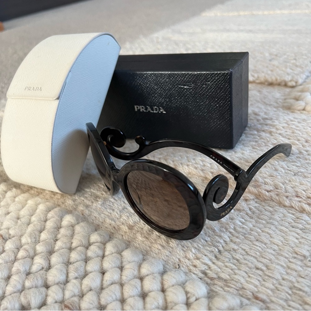 Prada Baroque Tortoise Sunglasses